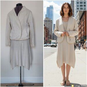Eileen Fisher set. Jacket and dress, size S